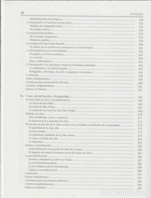 Libros de segunda mano: Sociolog&iacute;a /Anthony Giddens - Foto 8