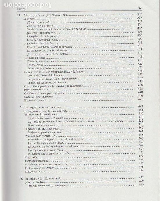 Libros de segunda mano: Sociolog&iacute;a /Anthony Giddens - Foto 9