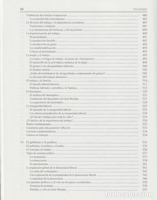 Libros de segunda mano: Sociolog&iacute;a /Anthony Giddens - Foto 10