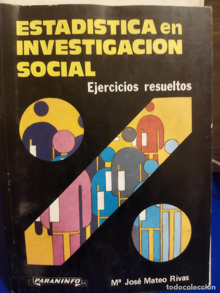 Libros de segunda mano: Estad&iacute;stica en investigaci&oacute;n social - Foto 1