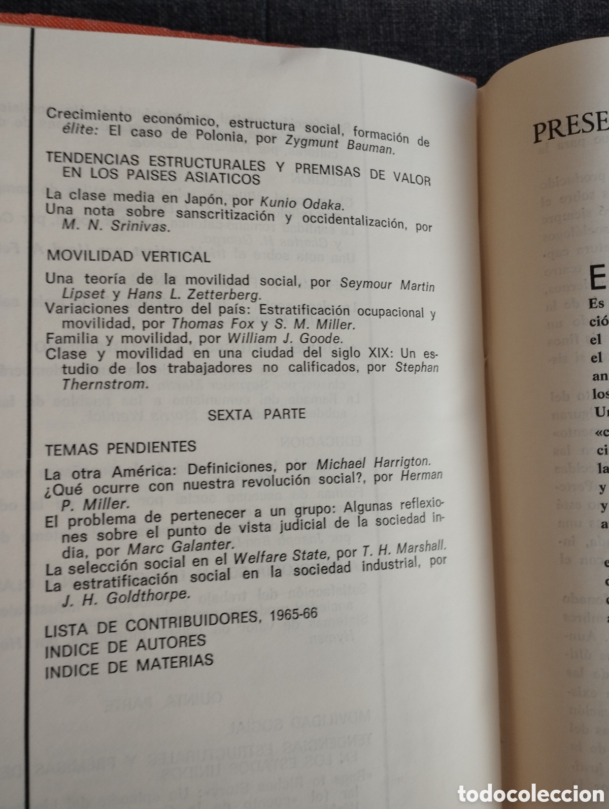 Libros de segunda mano: CLASE, STATUS Y PODER. TOMO I (REINHARD BENDIX / SEYMOUR M. LIPSET) - Foto 6