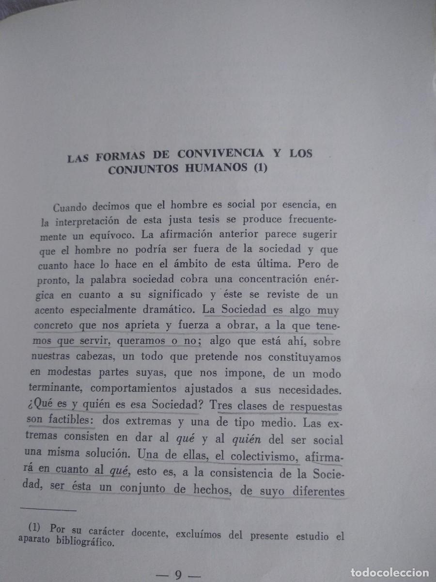 Libros de segunda mano: La formas de convivencia y los conjuntos humanos - Foto 3