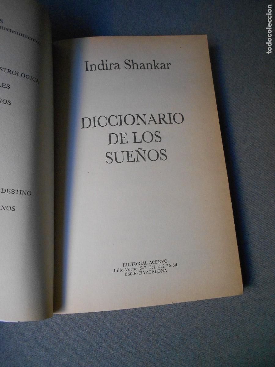 Libros de segunda mano: DICCIONARIO DE LOS SUE&Ntilde;OS. - Foto 3