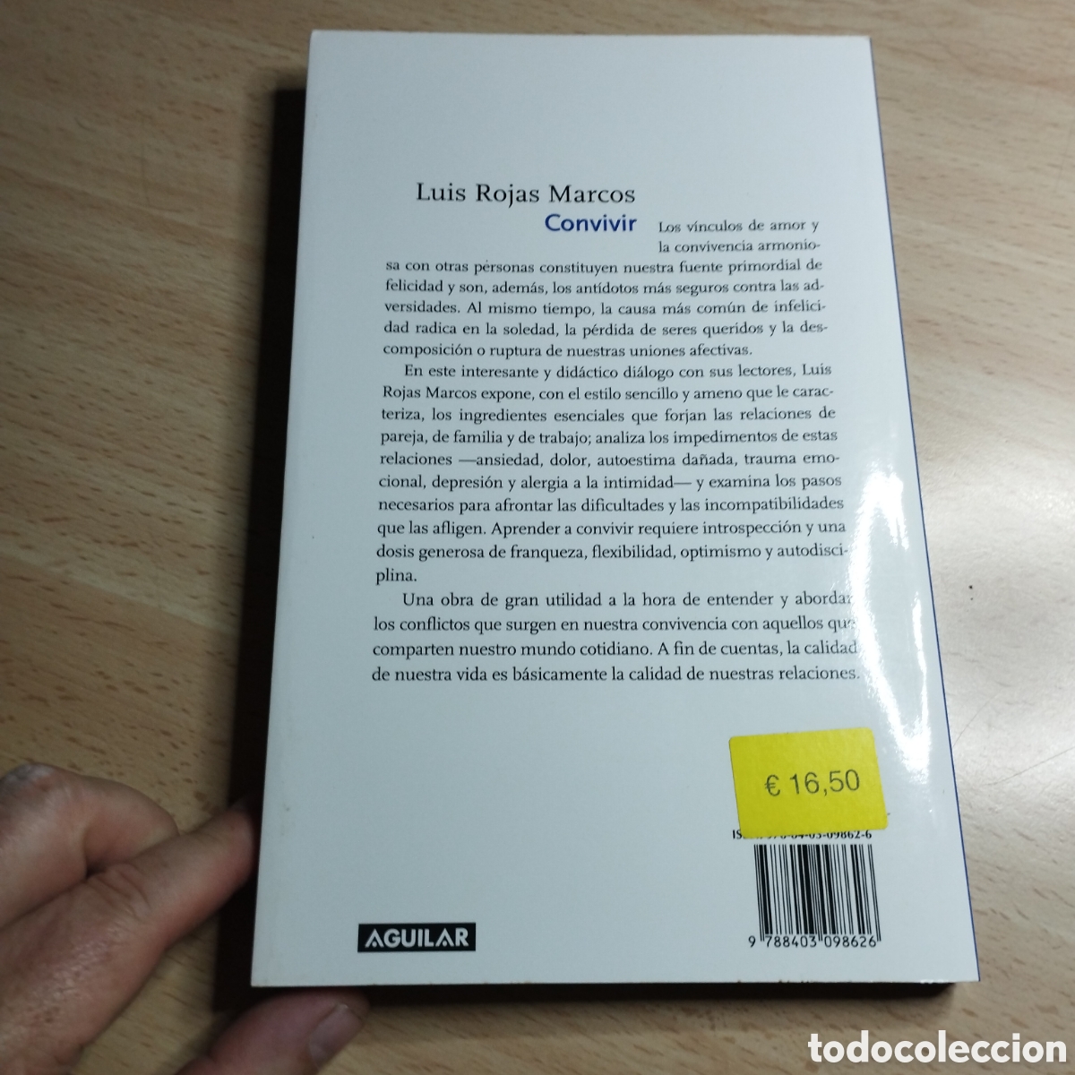 Libros de segunda mano: Convivir. Luis Rojas Marcos. 2008. Aguilar. - Foto 2