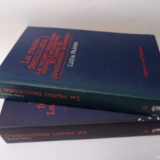 Libros de segunda mano: 1981 - LIDIA FALCÓN. LA RAZÓN FEMINISTA, 2 TOMOS (OBRA COMPLETA)