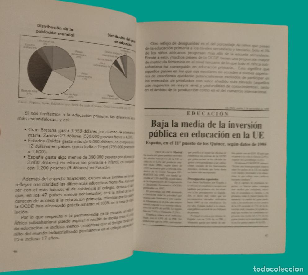 Libros de segunda mano: EDUCACI&Oacute;N AHORA - ROMPAMOS EL CIRCULO DE LA POBREZA / MARTA ARIAS. INTERMON. - Foto 6