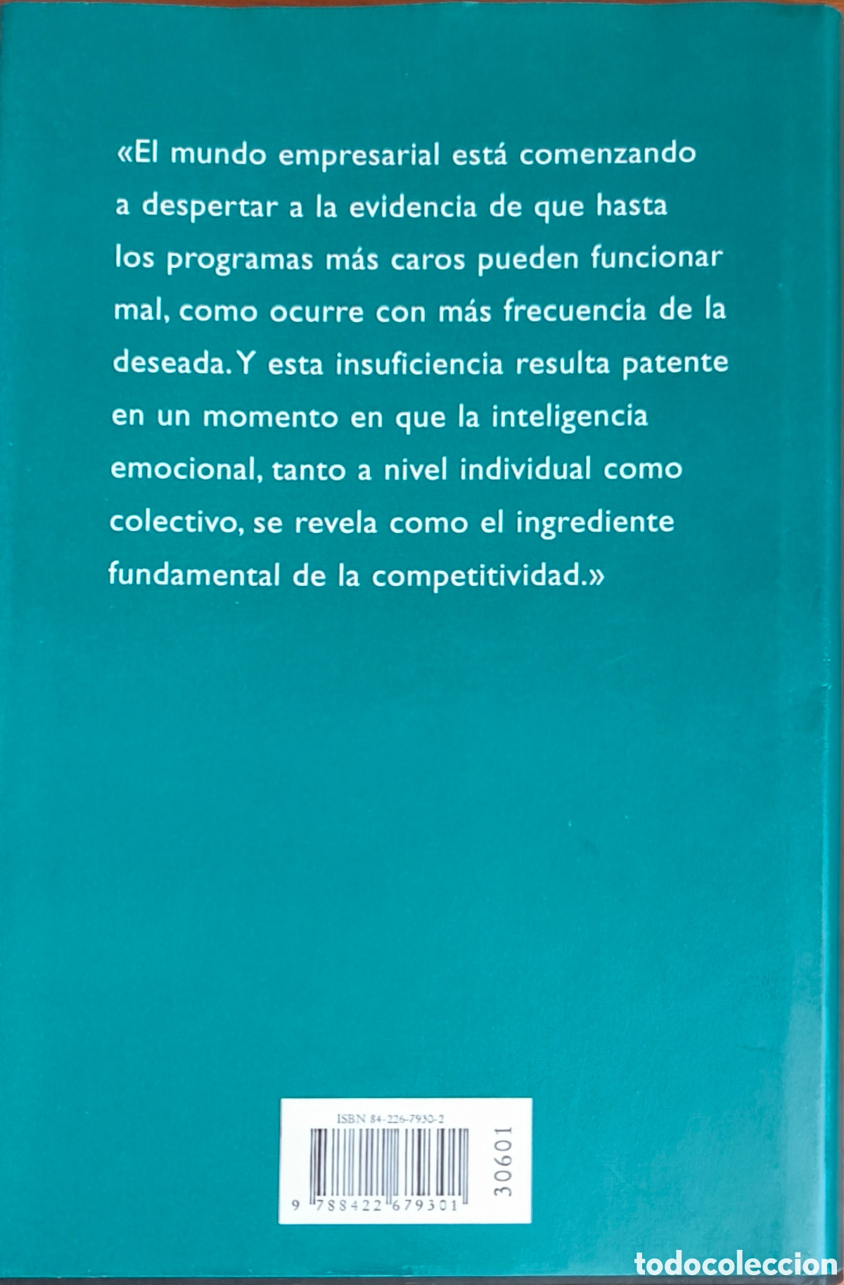 Libros de segunda mano: La pr&aacute;ctica de la inteligencia emocional. DANIEL GOLEMAN. - Foto 2
