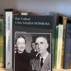 Libros de segunda mano: UNA SALIDA HONROSA.ERIC VILLARD