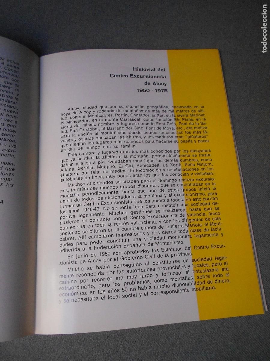 Libros de segunda mano: CENTRO EXCURSIONISTA DE ALCOY. - Foto 3