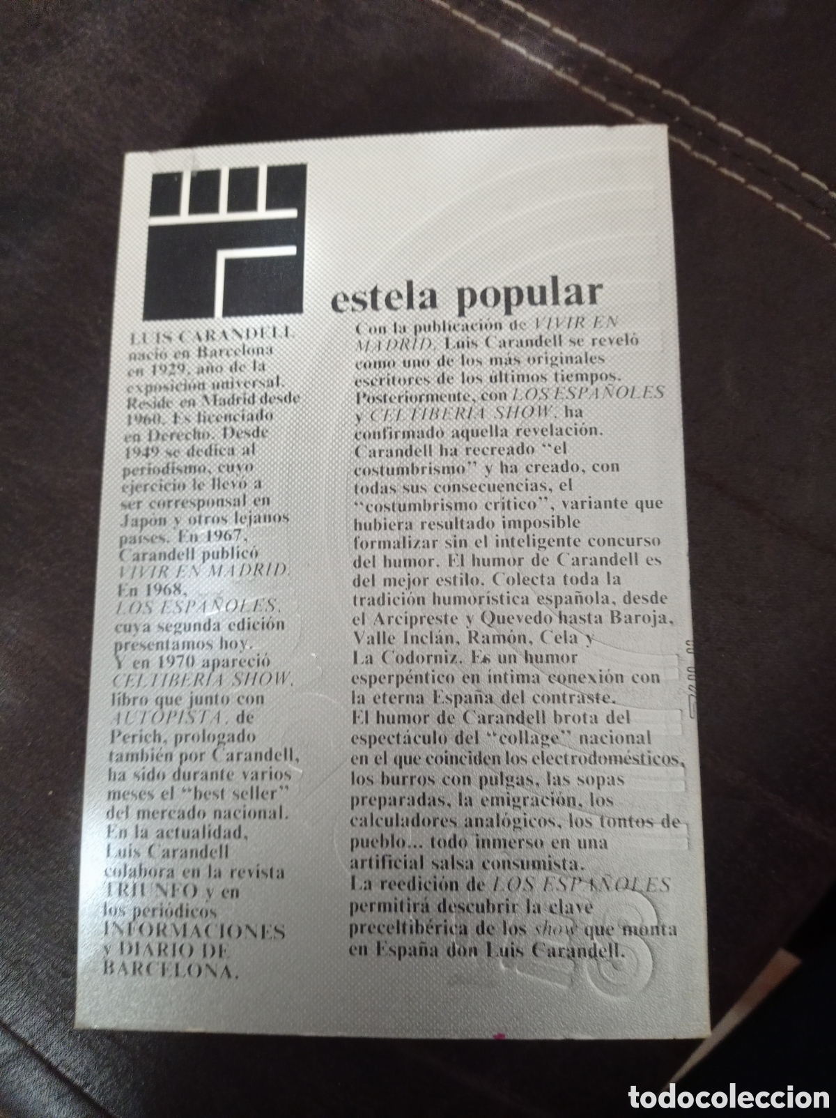 Libros de segunda mano: LOS ESPA&Ntilde;OLES,LUIS CARANDELL - Foto 2
