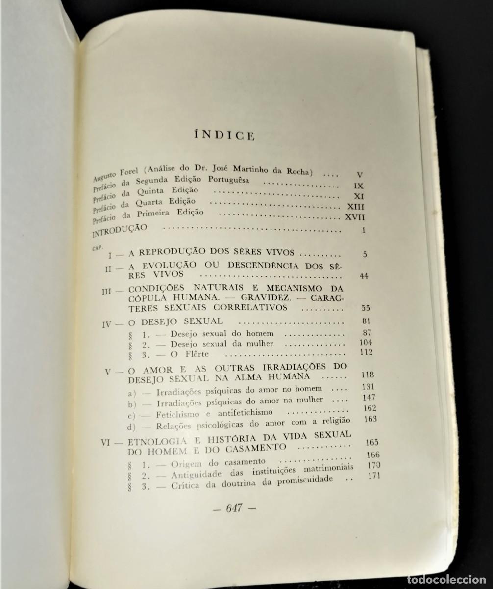 Libros de segunda mano: A Quest&atilde;o Sexual de Augusto Forel - Foto 4