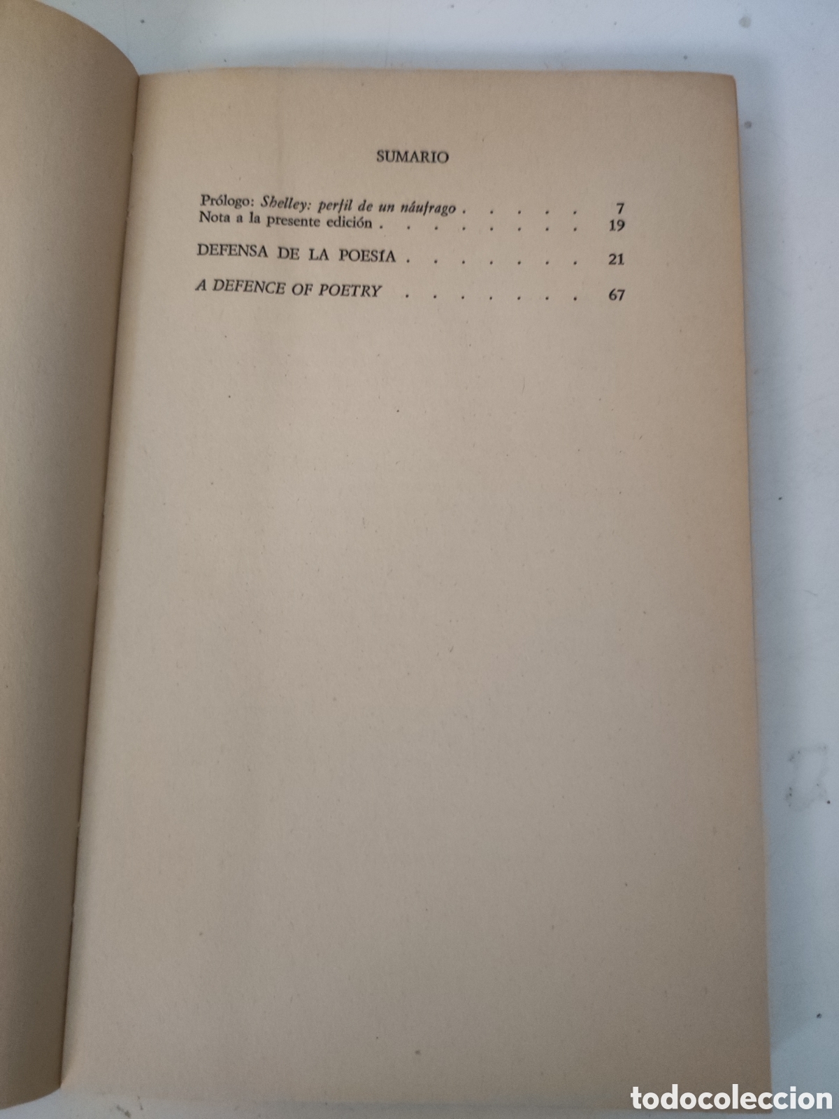 Libros de segunda mano: DEFENSA DE LA POESIA .- P B Shelley - Foto 4