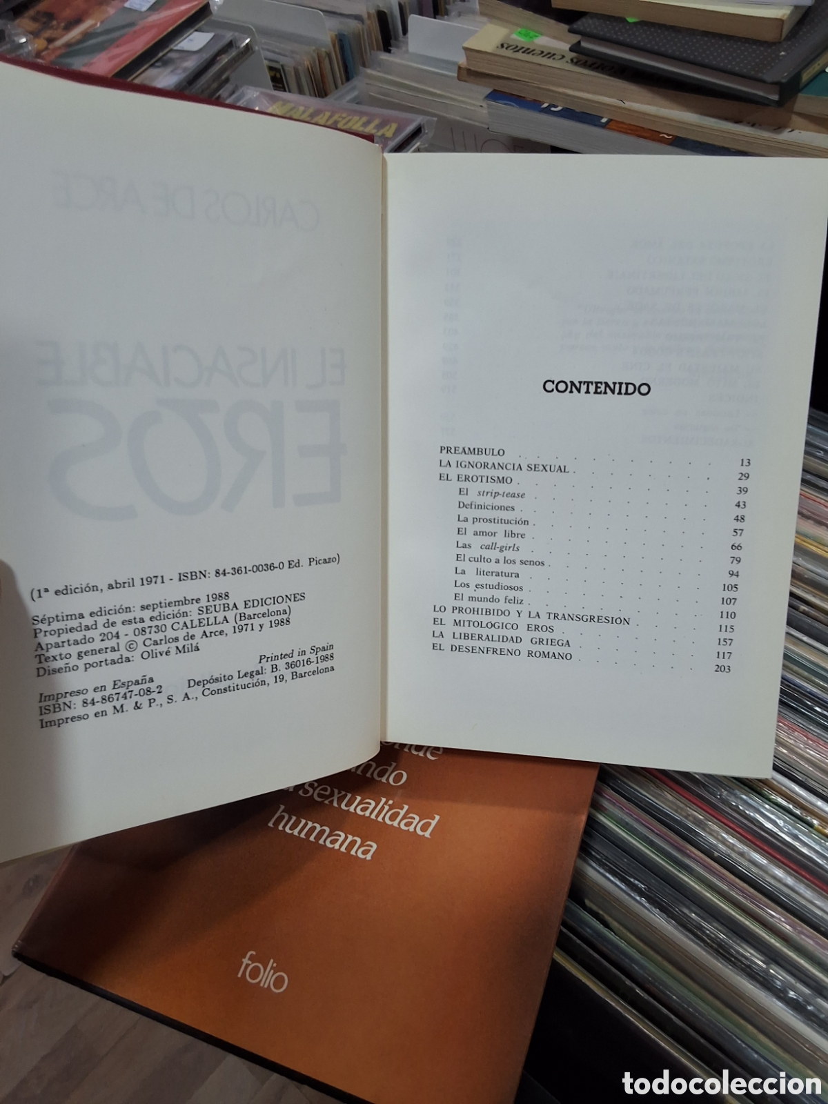 Libros de segunda mano: EL INSACIABLE EROS - CARLOS DE ARCE - Foto 5