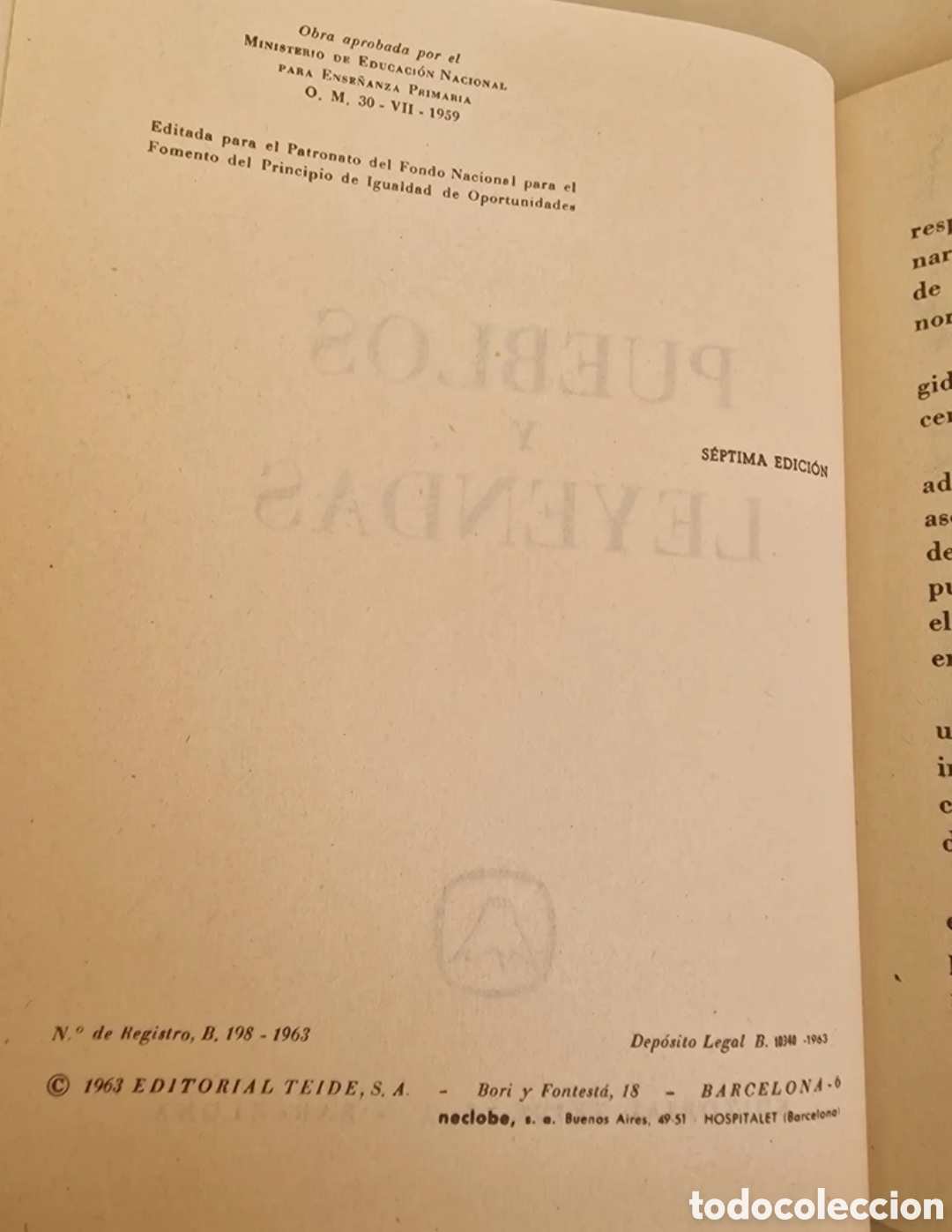 Libros de segunda mano: Pueblos y leyendas, Editorial Teide - Foto 4