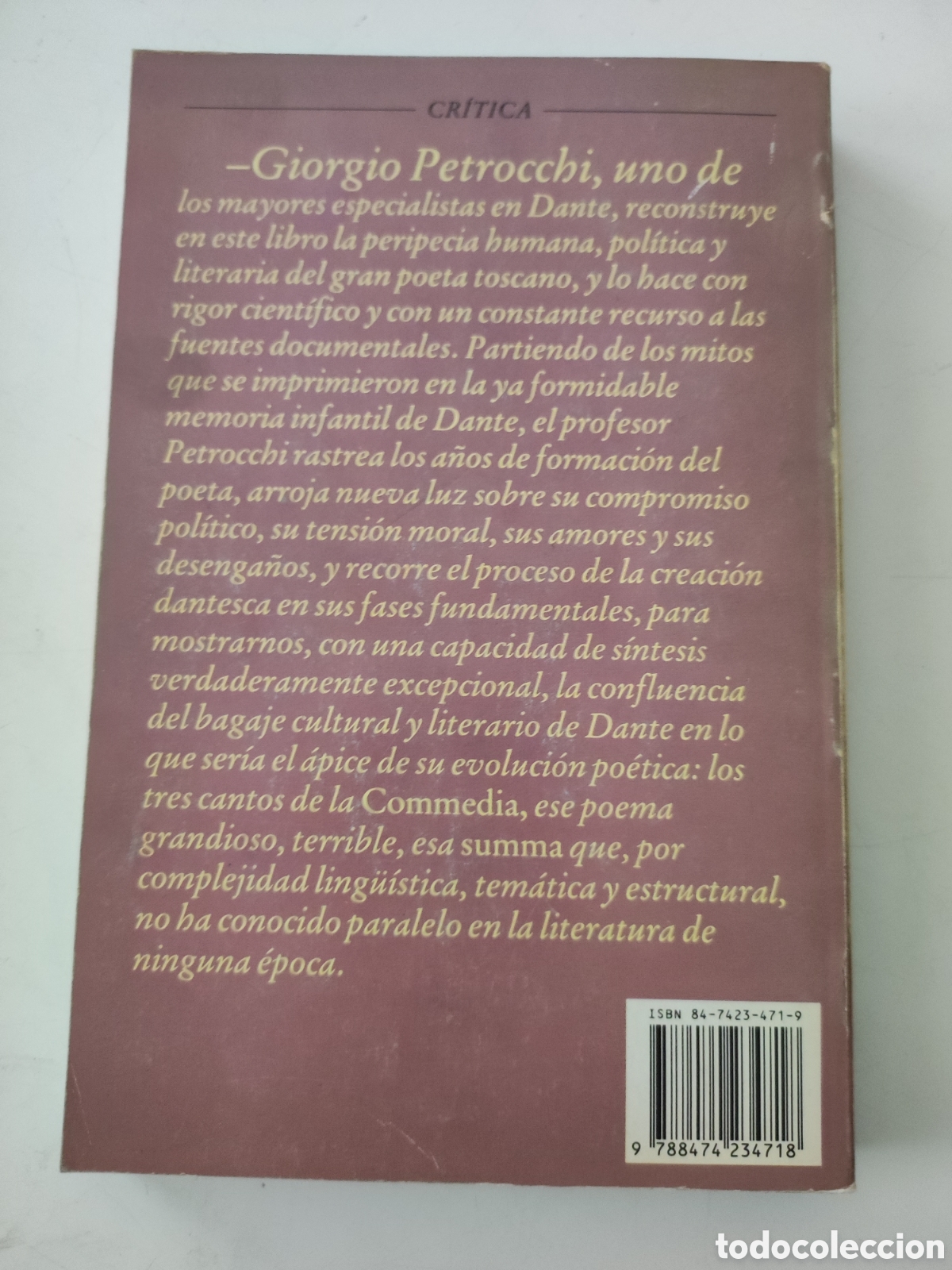 Libros de segunda mano: DANTE VIDA Y OBRA .- G Petrocchi - Foto 2