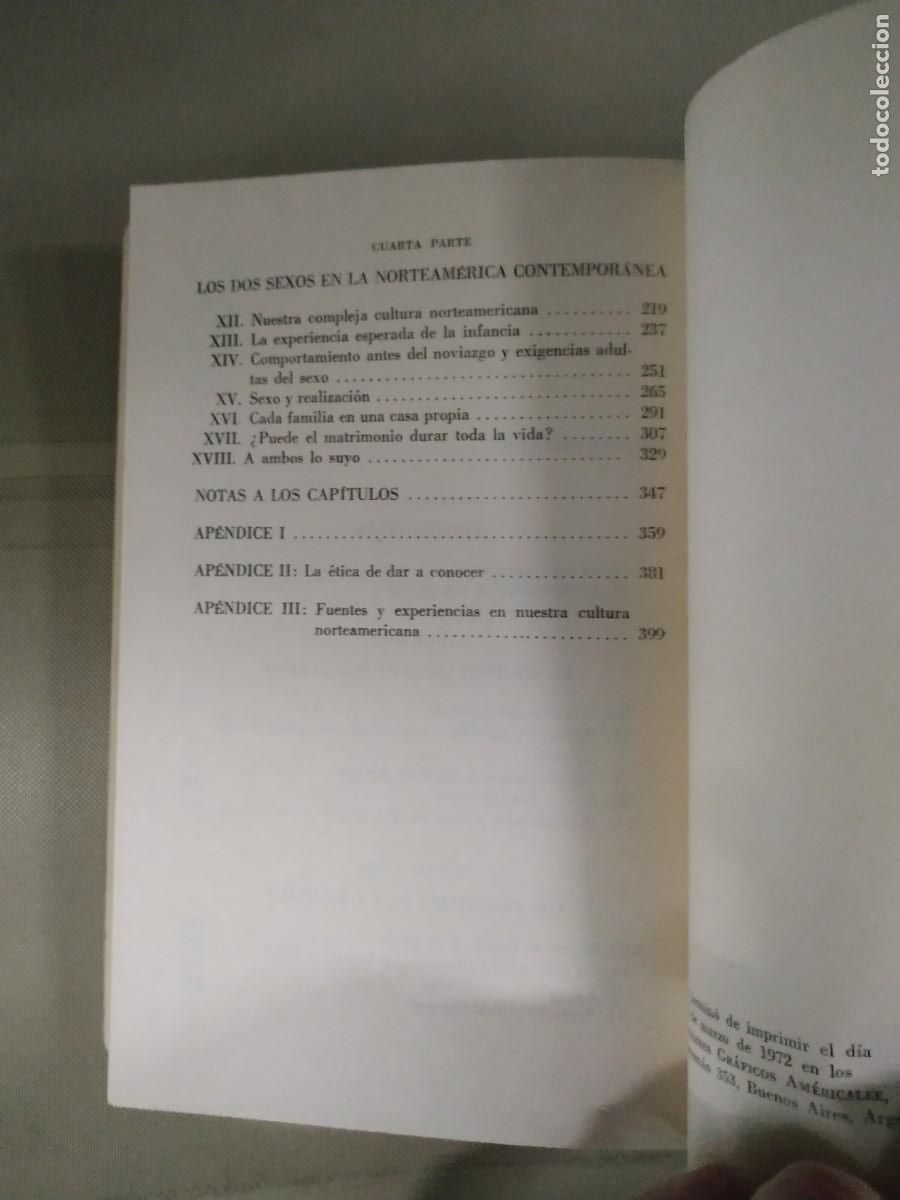 Libros de segunda mano: Macho y hembra - Margaret Mead - Foto 7