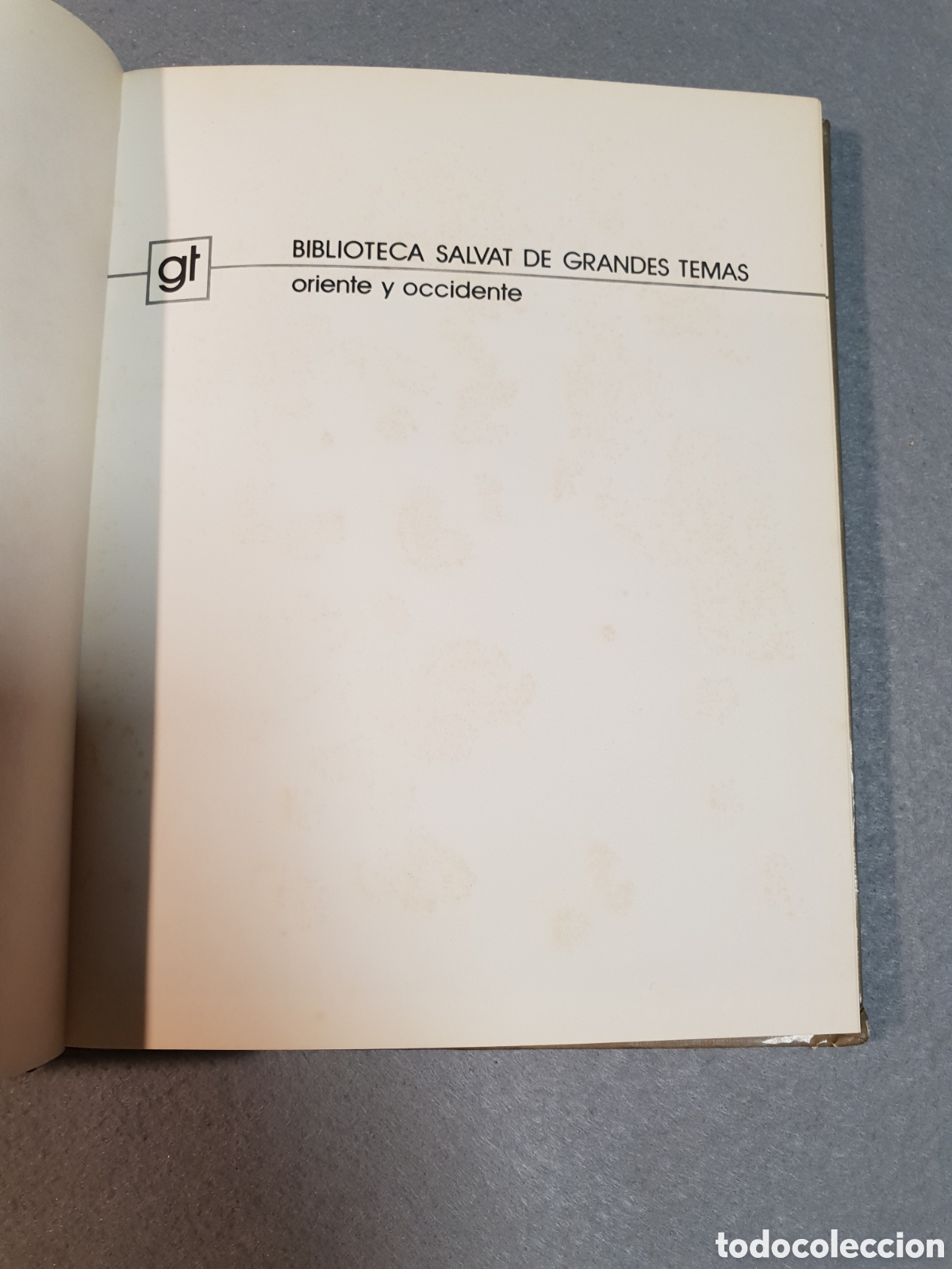Libros de segunda mano: ORIENTE Y OCCIDENTE. BIBLIOTECA SALVAT. DE GRANDES TEMAS. - Foto 3