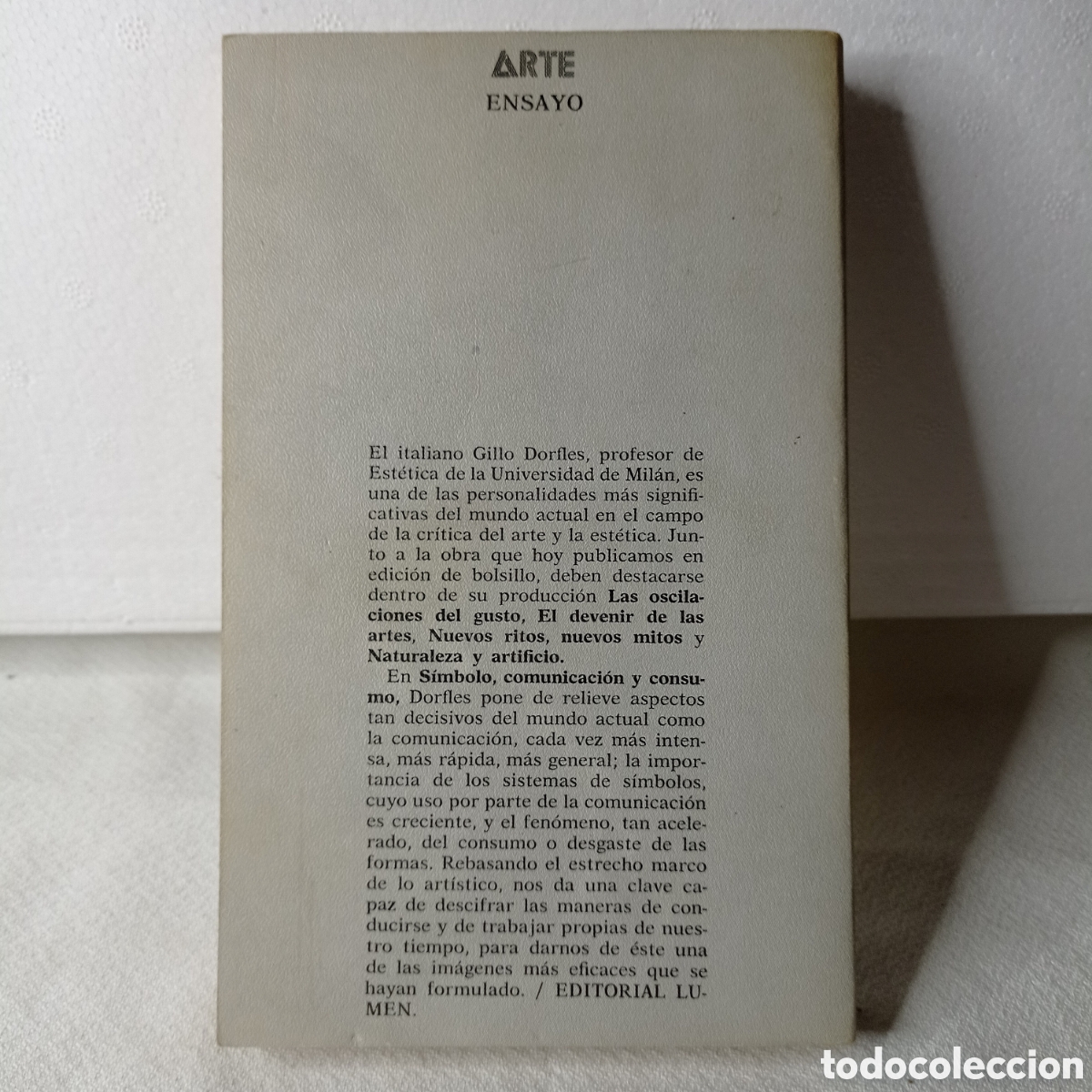 Libros de segunda mano: SOCIOLOGIA,SIMBOLO,COMUNICACION Y CONSUMO - Foto 2