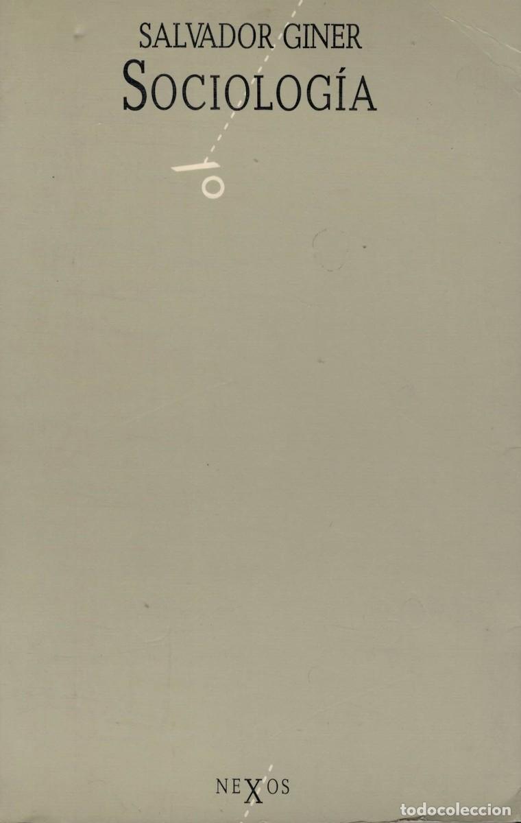 Libros de segunda mano: Salvador Giner, Sociolog&iacute;a - Foto 1