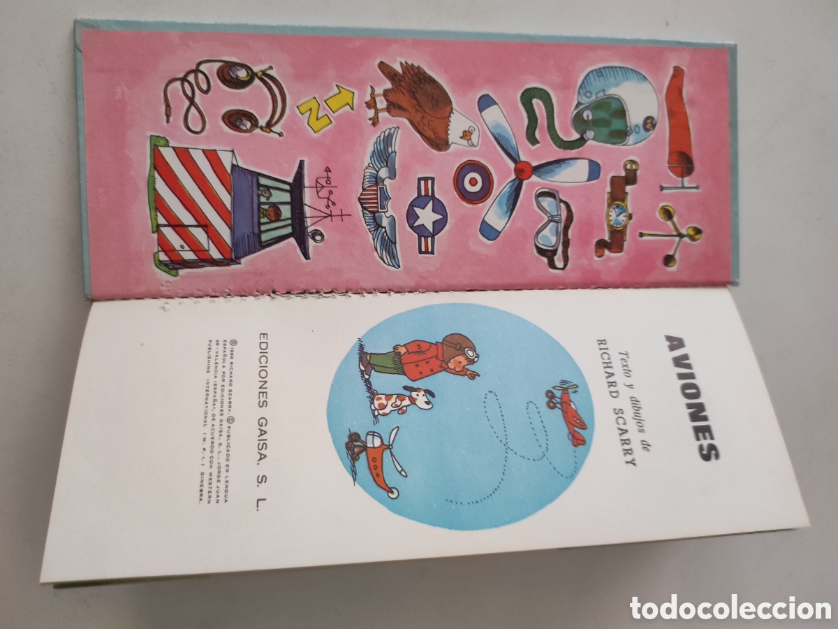 Libros de segunda mano: AVIONES .- Texto y dibujos Richard Scarry - Foto 3