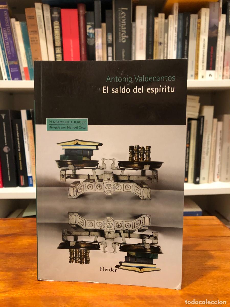 Libros de segunda mano: El saldo del esp&iacute;ritu. Antonio Valdecantos. Herder - Foto 1
