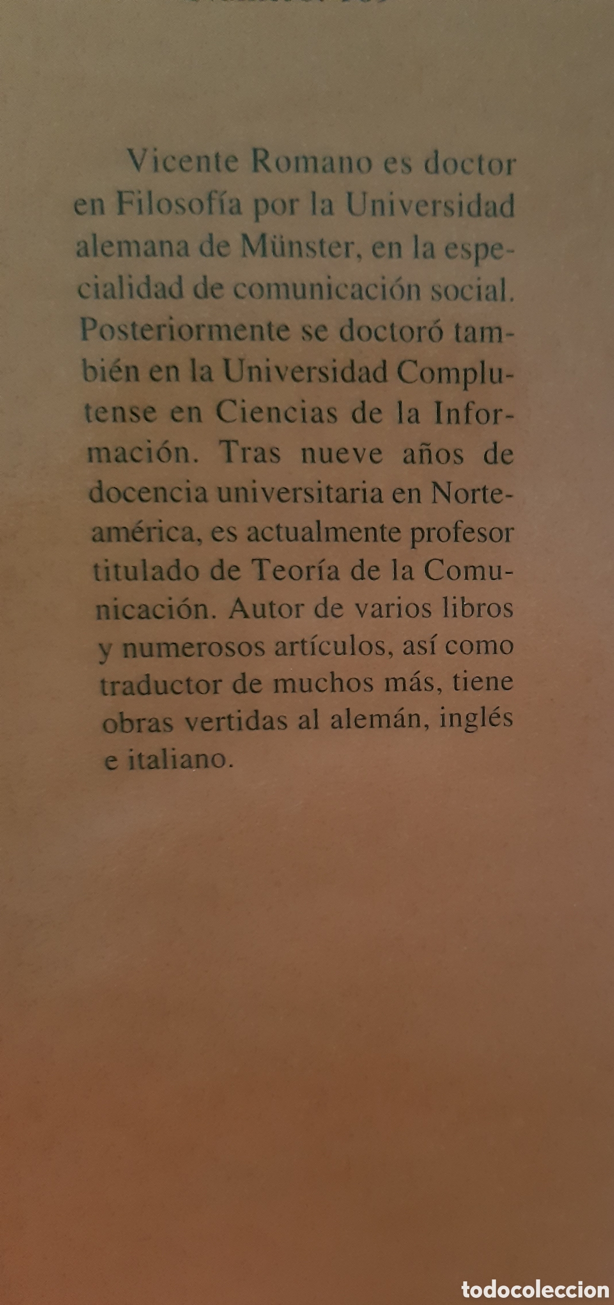 Libros de segunda mano: La formaci&oacute;n de la mentalidad sumisa. Vicente Romano. - Foto 3