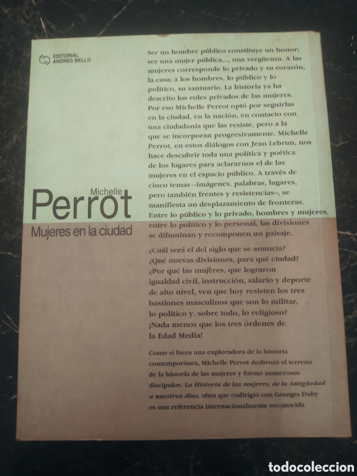 Libros de segunda mano: Mujeres en la ciudad. Michelle Perrot. - Foto 2