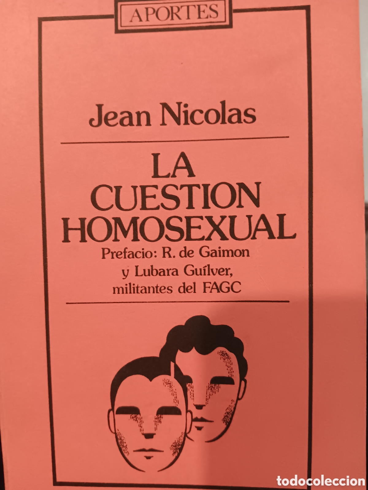 Libros de segunda mano: Jean Nicol&aacute;s. La cuesti&oacute;n homosexual - Foto 1