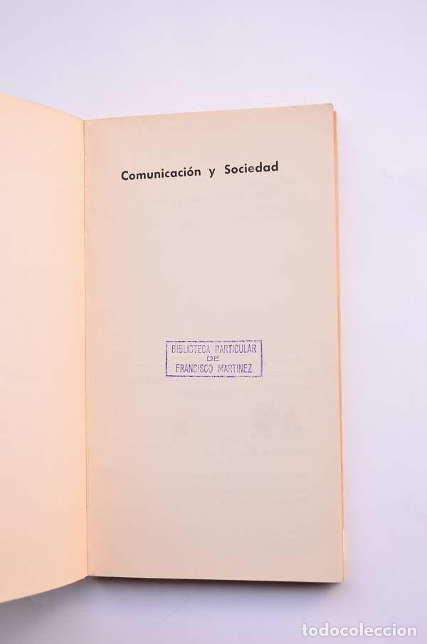 Libros de segunda mano: Comunicaci&oacute;n y sociedad - AUTORES VARIOS - Foto 2