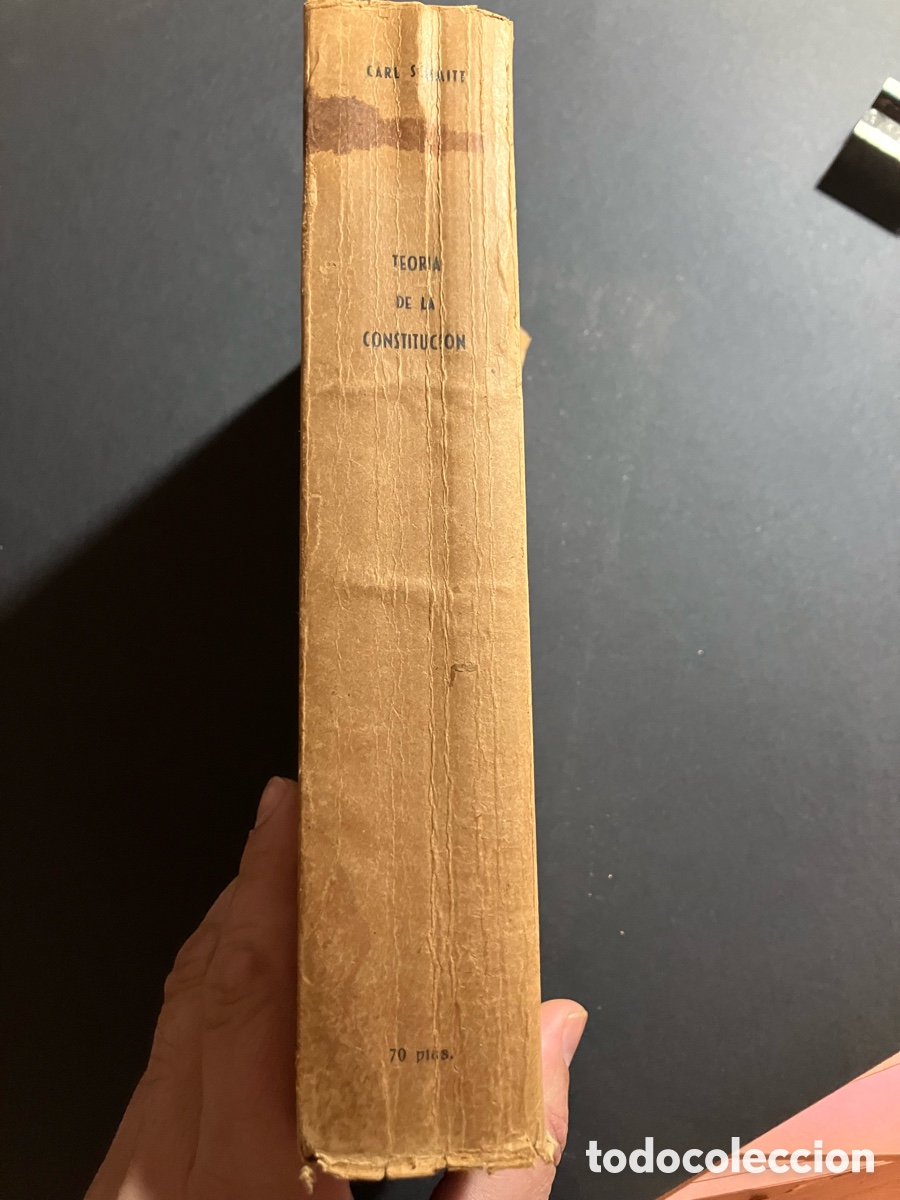 Libros de segunda mano: Teoria de la Constituci&oacute;n. Carl Schmitt circa 1949 - Foto 2