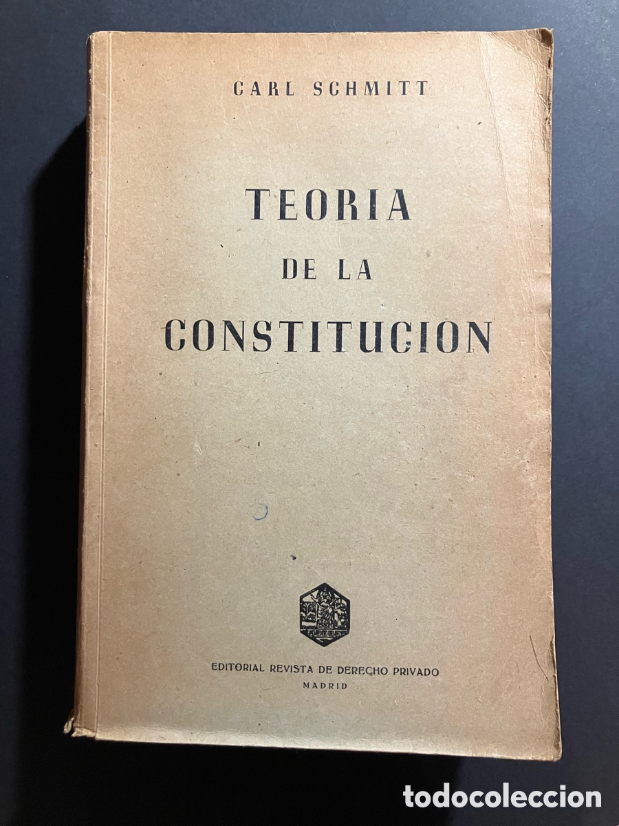 Libros de segunda mano: Teoria de la Constituci&oacute;n. Carl Schmitt circa 1949 - Foto 1
