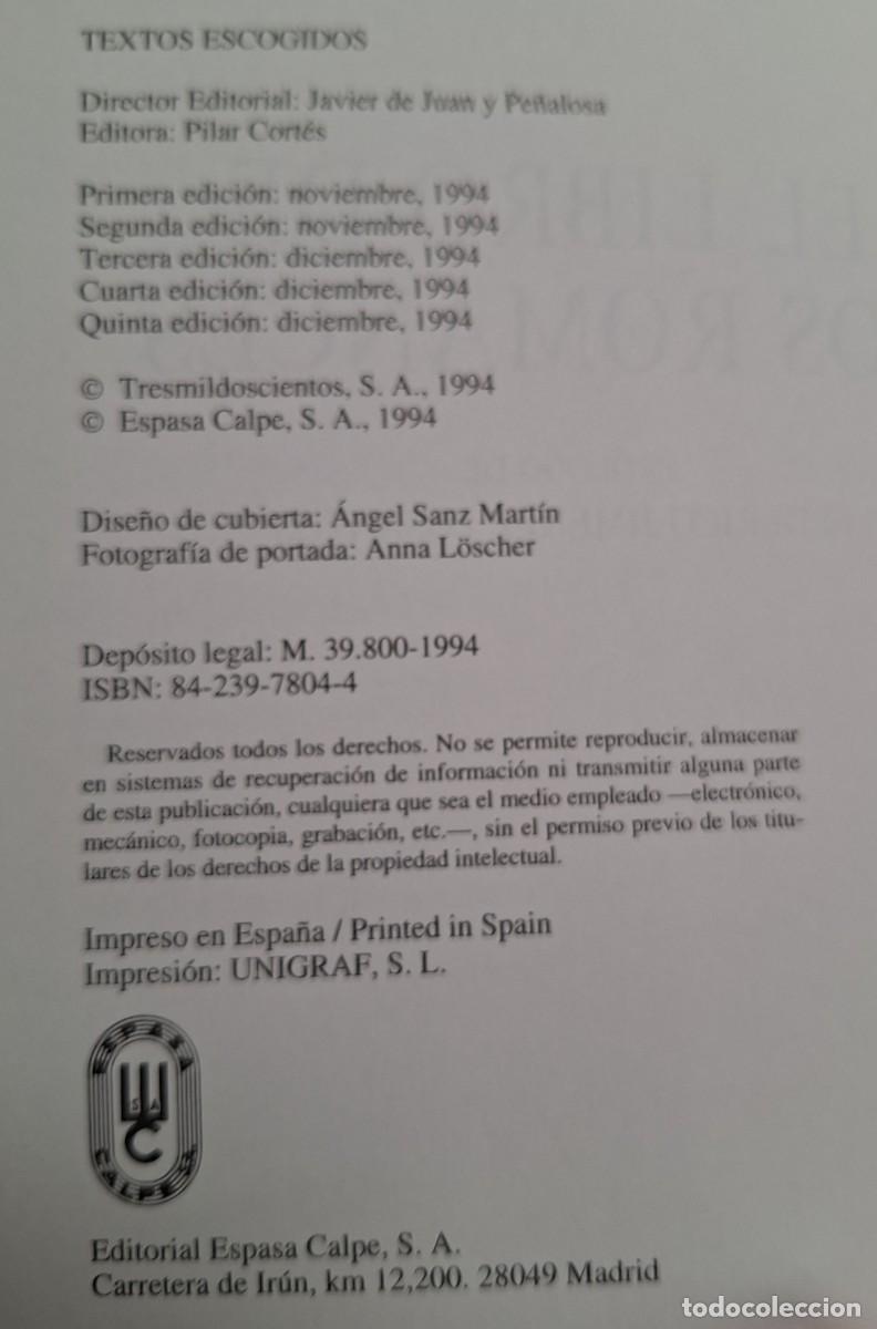 Libros de segunda mano: El libro de los romances - Jaime Campmany - 1994 - Foto 3