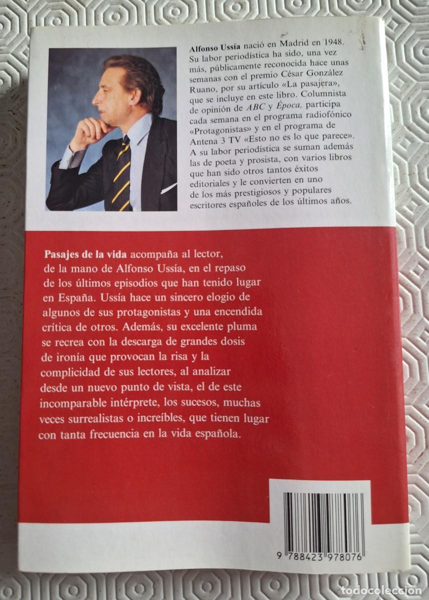Libros de segunda mano: Pasajes de la vida - Alfonso Uss&iacute;a - 1995 - Foto 2