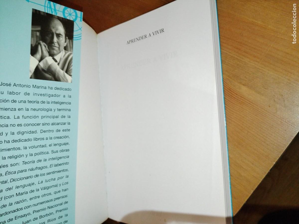 Libros de segunda mano: Aprender a vivir -Jos&eacute; Antonio Marina - Foto 4