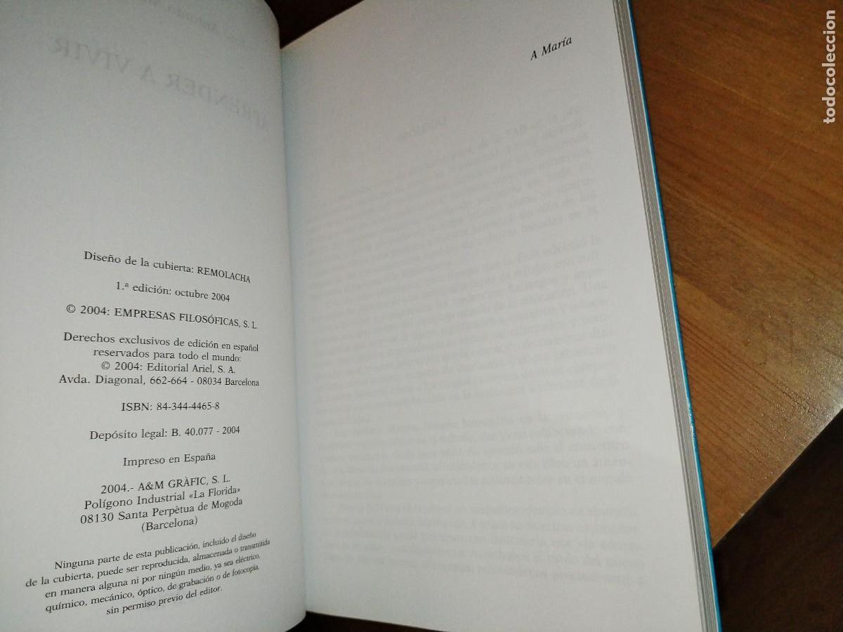 Libros de segunda mano: Aprender a vivir -Jos&eacute; Antonio Marina - Foto 5