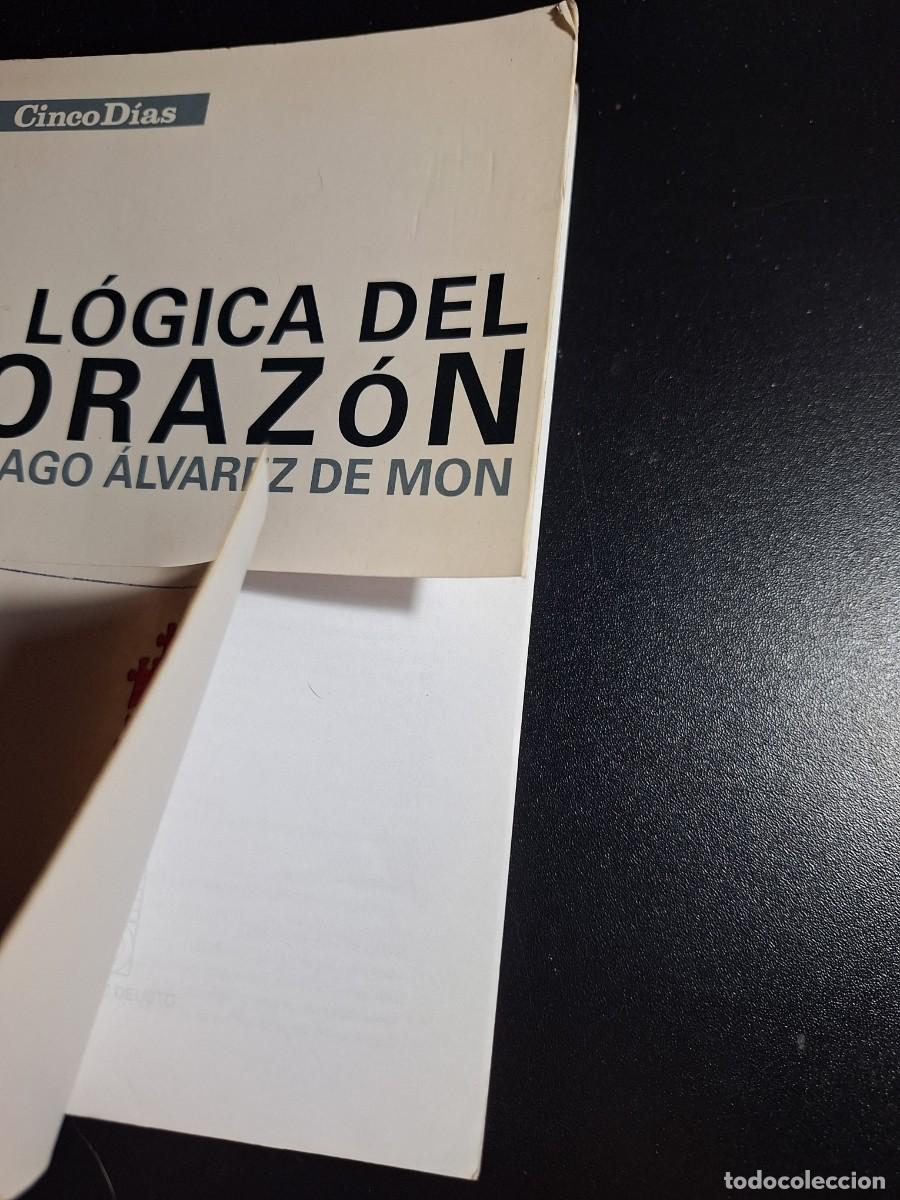 Libros de segunda mano: La l&oacute;gica del coraz&oacute;n - Santiago &Aacute;lvarez de Mon - Foto 2