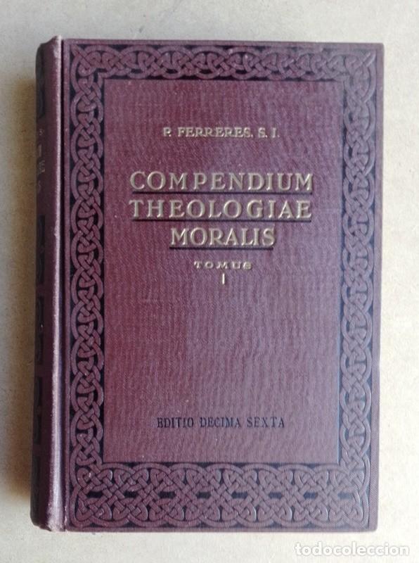 Libros de segunda mano: Libro Compendium Theologiae Moralis 16 edicion 1940 - Foto 1