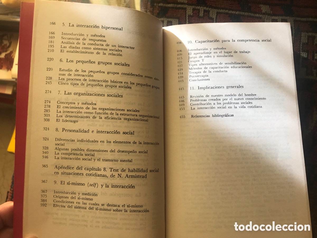 Libros de segunda mano: An&aacute;lisis de la interacci&oacute;n. Michael Argyle - Foto 6