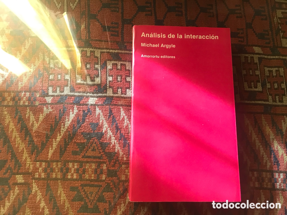 Libros de segunda mano: An&aacute;lisis de la interacci&oacute;n. Michael Argyle - Foto 1