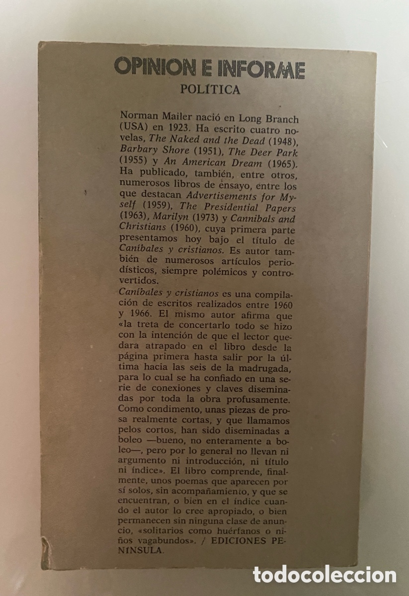 Libros de segunda mano: Can&iacute;bales y cristianos - MAILER, Norman - Foto 2