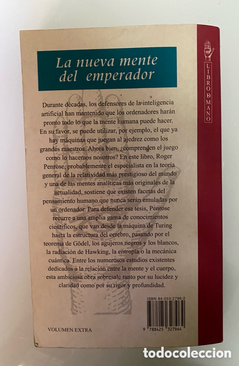 Libros de segunda mano: La nueva mente del emperador - PENROSE, Roger - Foto 2
