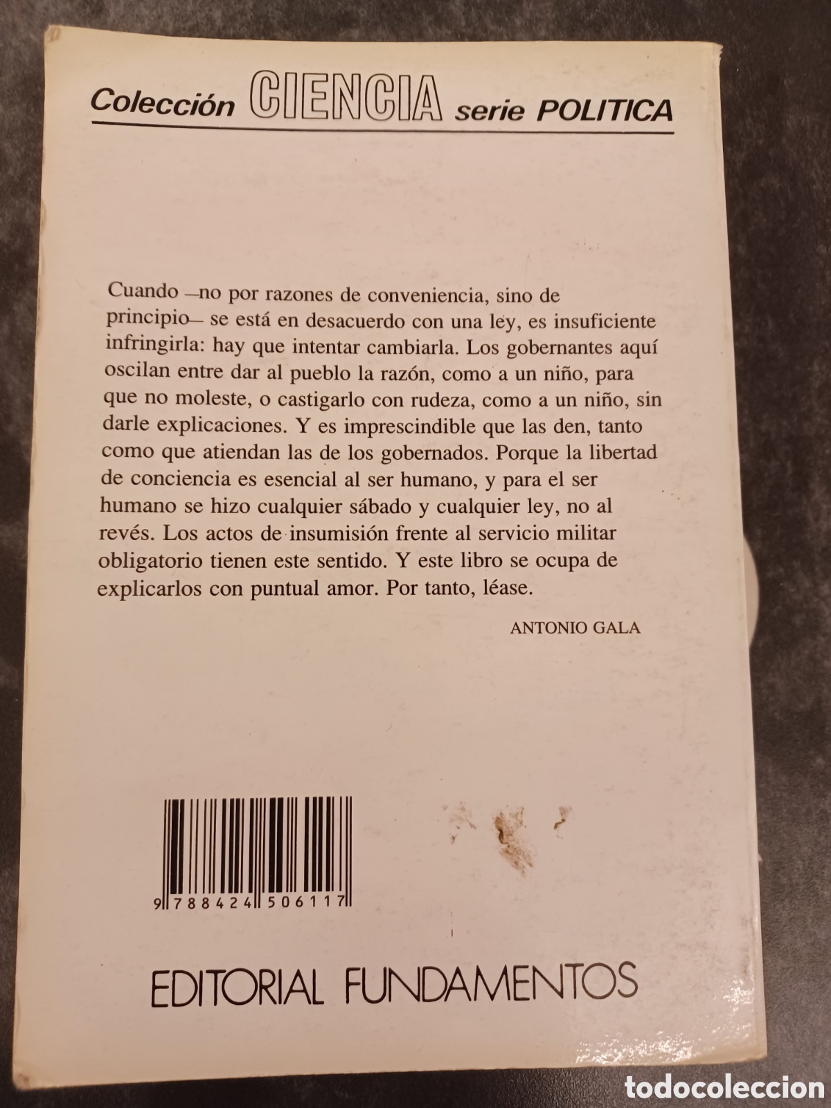 Libros de segunda mano: Objeci&oacute;n e insumisi&oacute;n: claves ideol&oacute;gicas y sociales - Foto 2