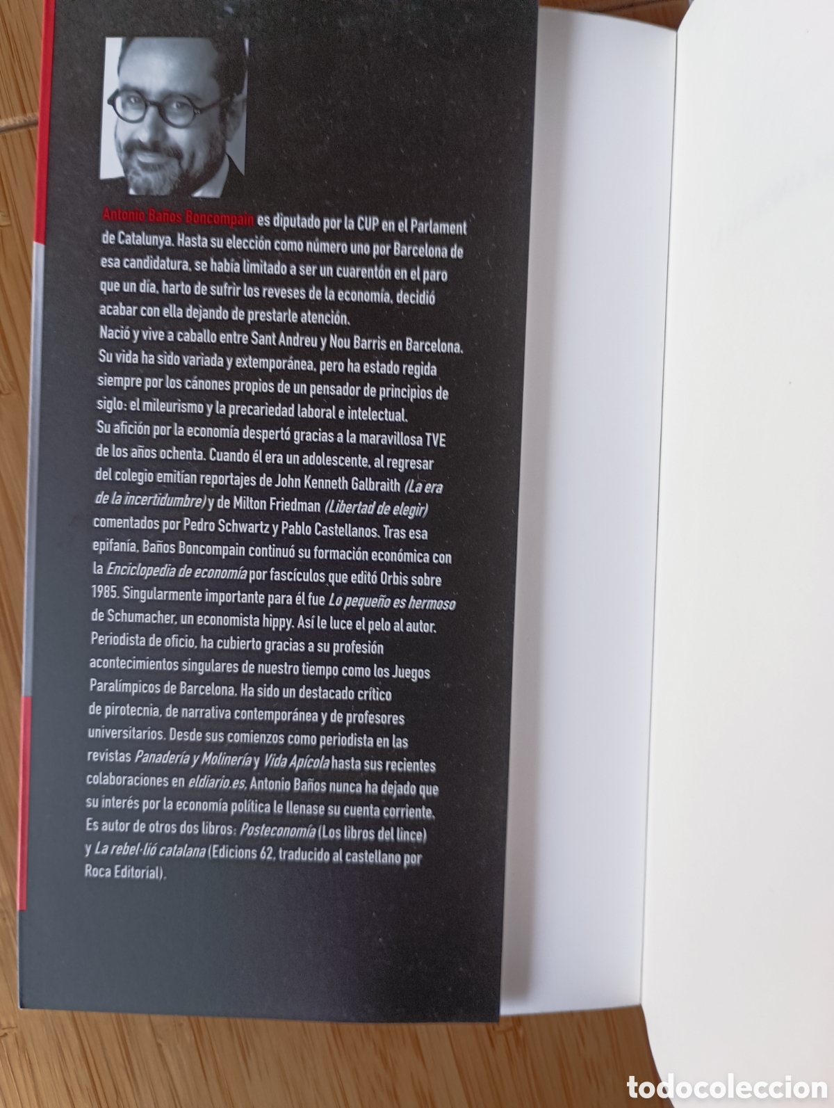 Libros de segunda mano: &rdquo;La econom&iacute;a no existe&rdquo; de Antonio Ba&ntilde;os - Foto 2