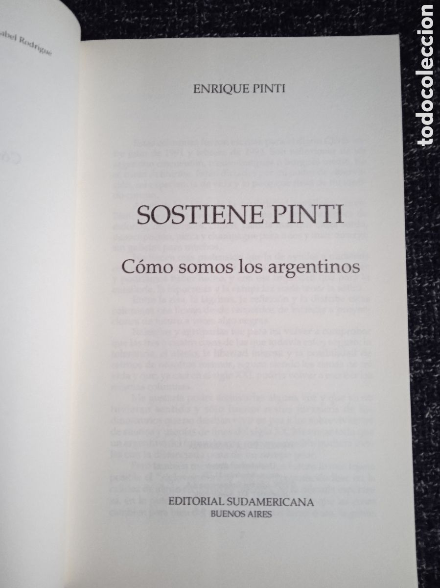 Libros de segunda mano: c&oacute;mo somos los argentinos / Sostiene Pinti - Foto 2