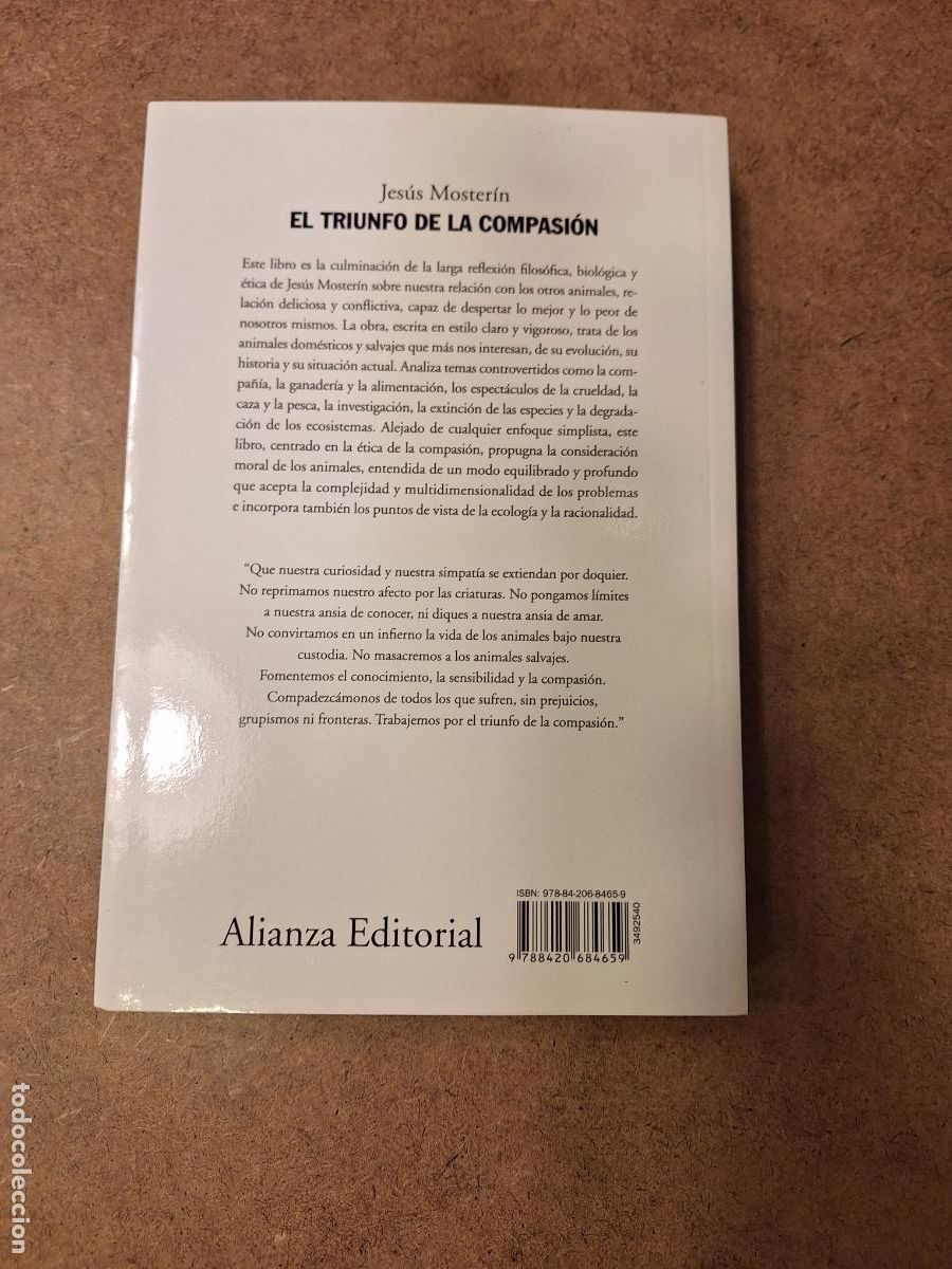 Libros de segunda mano: El triunfo de la compasi&oacute;n - Javier Moster&iacute;n - Foto 2