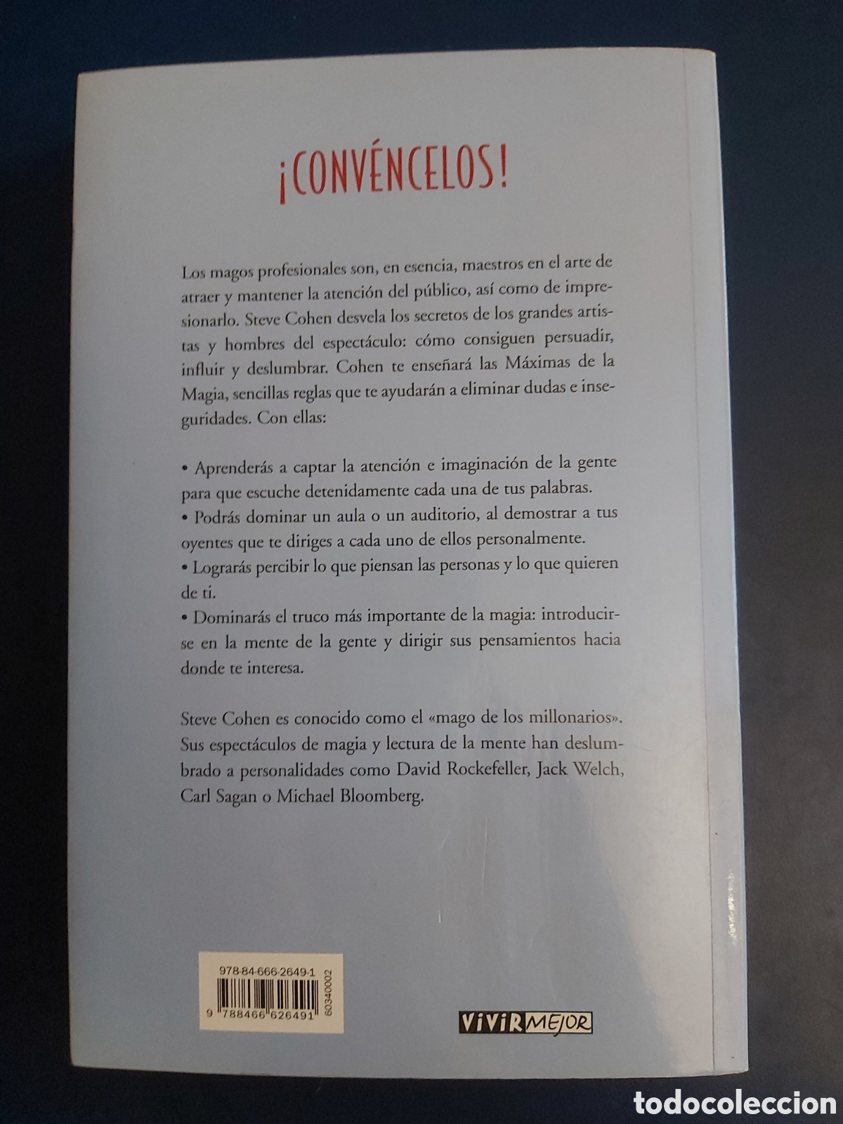 Libros de segunda mano: &iexcl; CONVENCELOS ! STEVE COHEN VERGARA PRIMERA 2007 - Foto 3