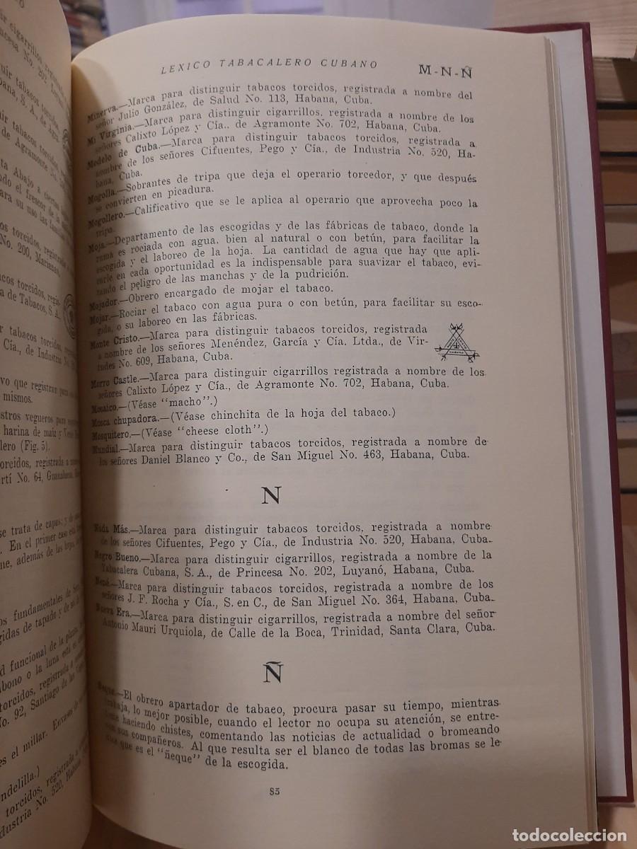 Libros de segunda mano: Jos&eacute; E. Perdomo. L&eacute;xico tabacalero cubano. 1 ed. - Foto 4