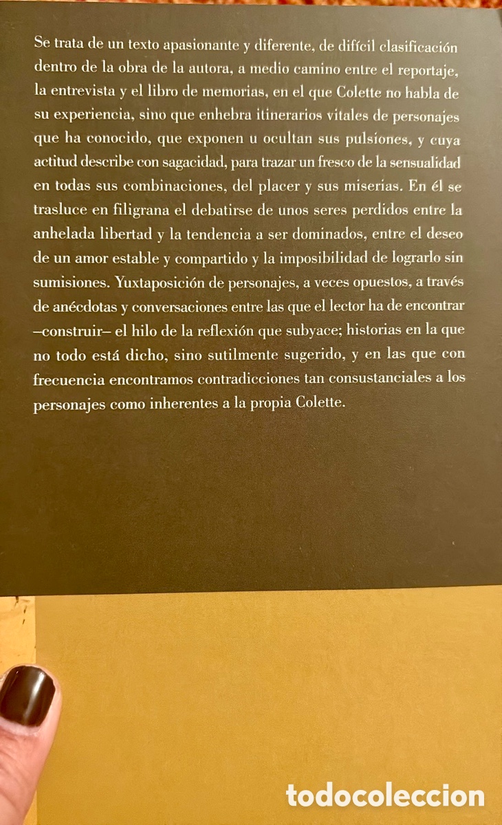 Libros de segunda mano: &ldquo;Lo puro y lo impuro&ldquo; Colette. - Foto 3