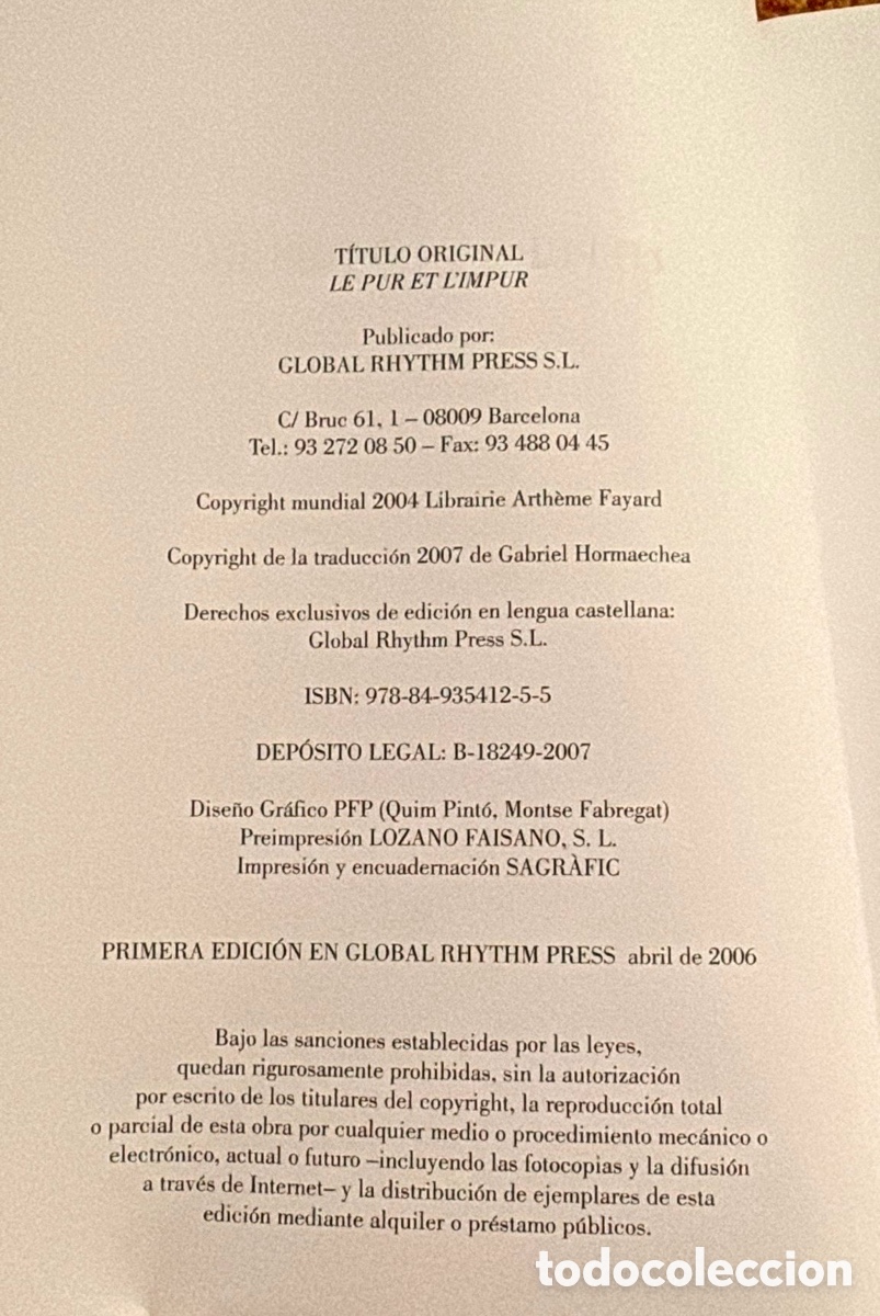 Libros de segunda mano: &ldquo;Lo puro y lo impuro&ldquo; Colette. - Foto 5