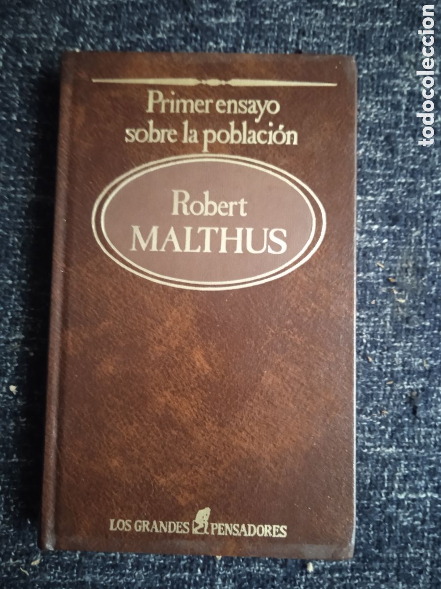 Libros de segunda mano: Primer ensayo sobre la poblaci&oacute;n / Robert Malthus - Foto 1